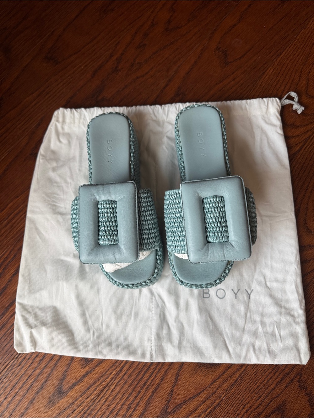BOYY Raffia Platform Sandals